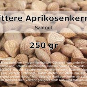 Bittere Aprikosenkerne, Künstlerware (zur Dekoration) 250 gr